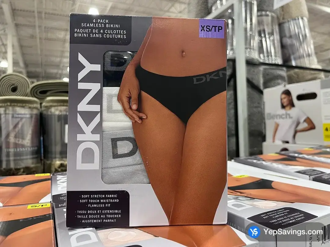DKNY SEAMLESS BRIEF 4PK + LADIES SIZES XS - XL - Costco Canada (ITM 4835280)
