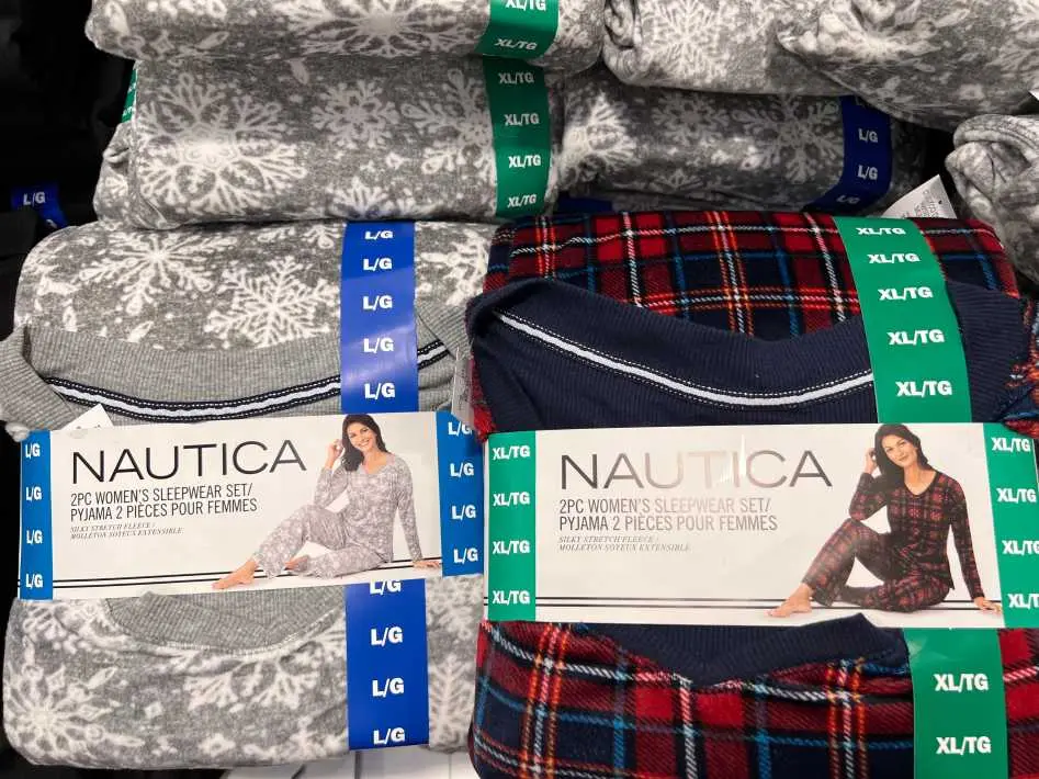 NAUTICA 2PC FLEECE PYJAMA +LADIES SIZES S-XXL - Costco Canada (ITM 7223310)