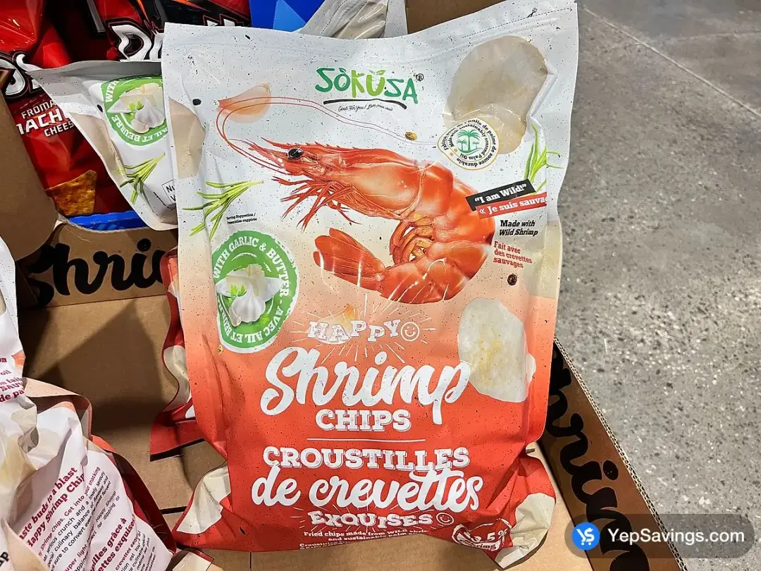 SOKUSA SHRIMP GARLIC CHIPS 454g - Costco Canada (ITM 1470733)