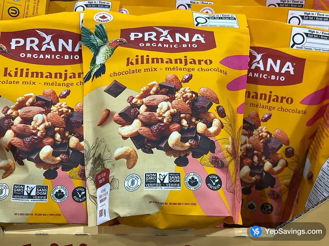 PRANA KILIMANJARO ORGANIC TRAIL MIX 681 g - Costco Canada (ITM 387647)