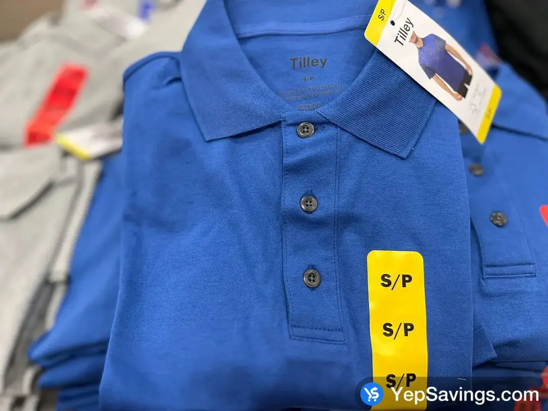 TILLEY COTTON POLO + MENS SIZES M - Costco Canada (ITM 1733021)