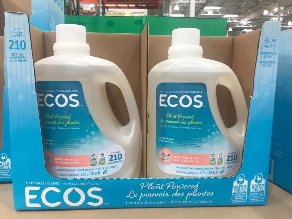 ECOS EARTH FRIENDLY LIQUID LAUNDRY 6.21 L 210 WASHLOADS - Costco Canada (ITM 128727)