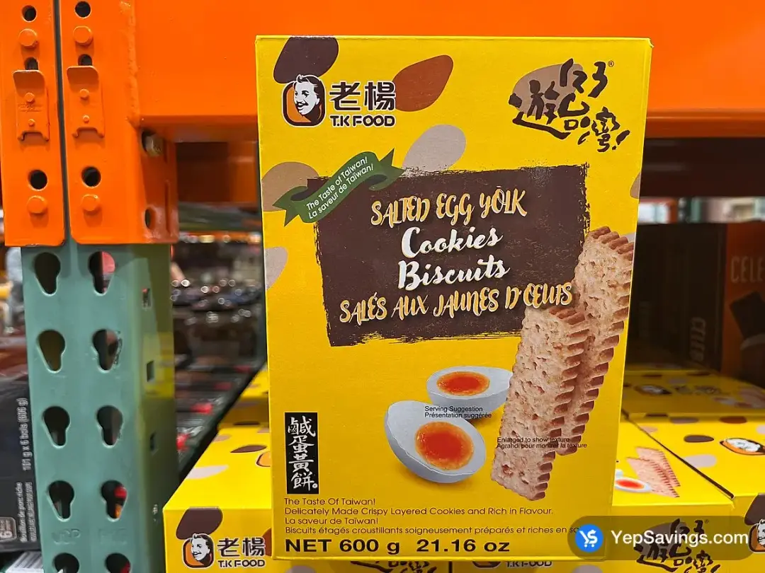 TK FOOD SALTED YOLK COOKIE 60 x 10 g - Costco Canada (ITM 1288487)
