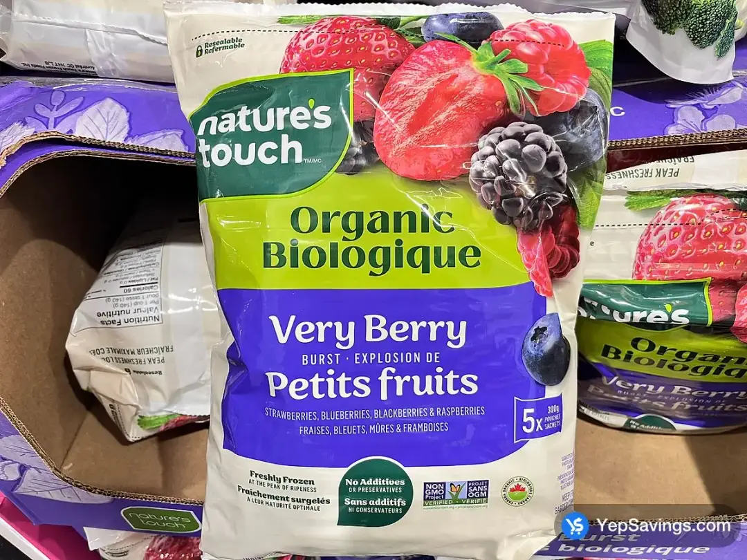 NATURE'S TOUCH ORG VERY BERRY BURST 1.5 kg - Costco Canada (ITM 1180127)