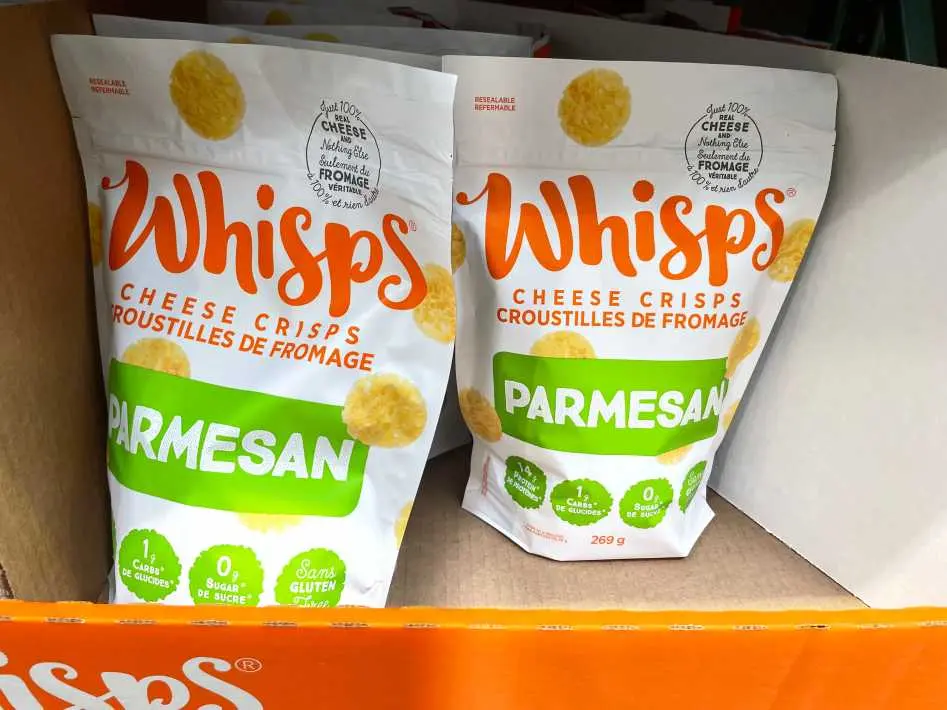 CELLO WHISPS PARMESAN CHEESE CRISPS 269g - Costco Canada (ITM 1026055)