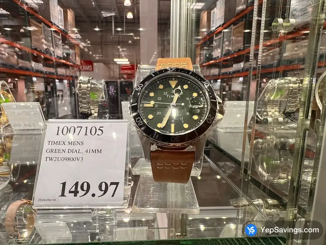 TIMEX MENS GREEN DIAL , 41 MM TW2U09800V3 - Costco Canada (ITM 1007105)