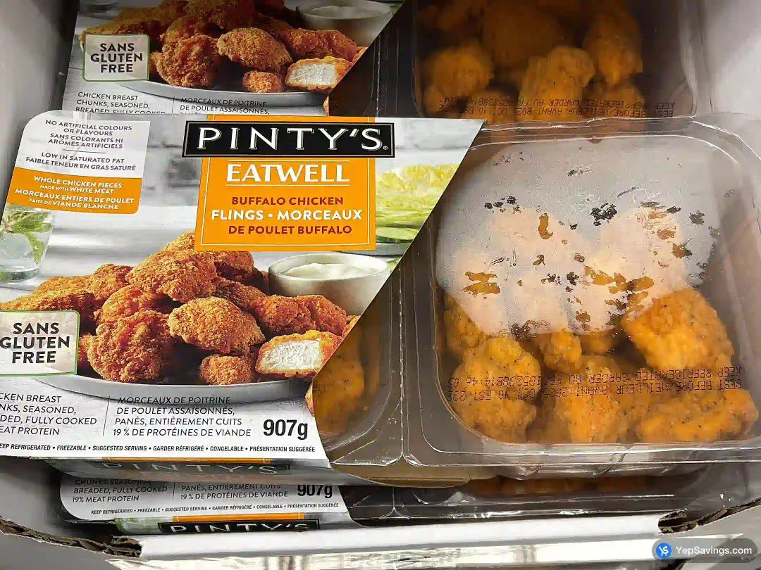 PINTY'S BUFFALO CHICKEN FLINGS 907g - Costco Canada (ITM 379252)