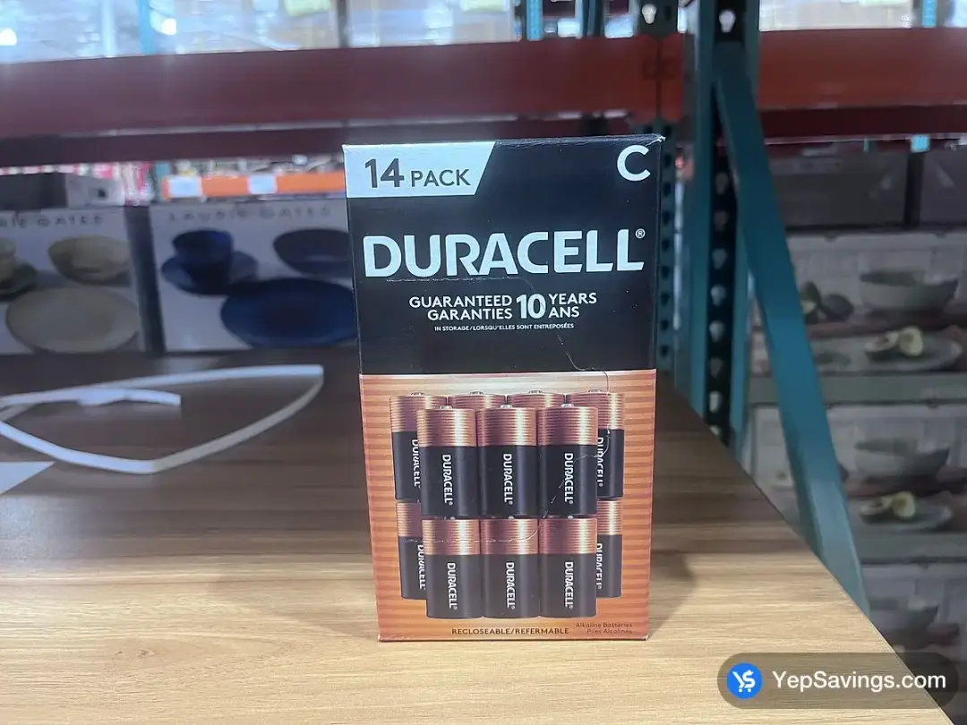 DURACELL " C " BATTERIES PACK OF 14 - Costco Canada (ITM 1806373)