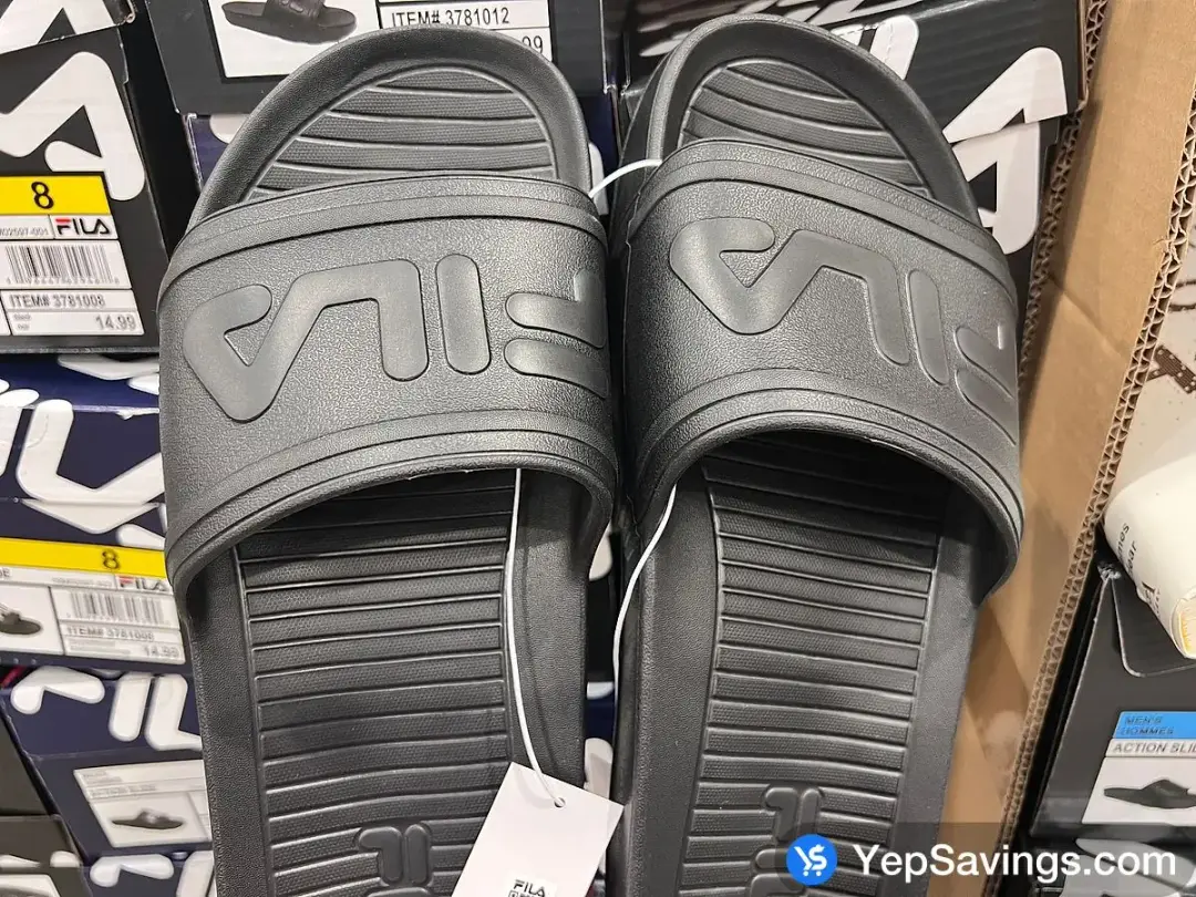 FILA SLIDE SANDAL + MENS SIZES 7-13 - Costco Canada (ITM 3781010)