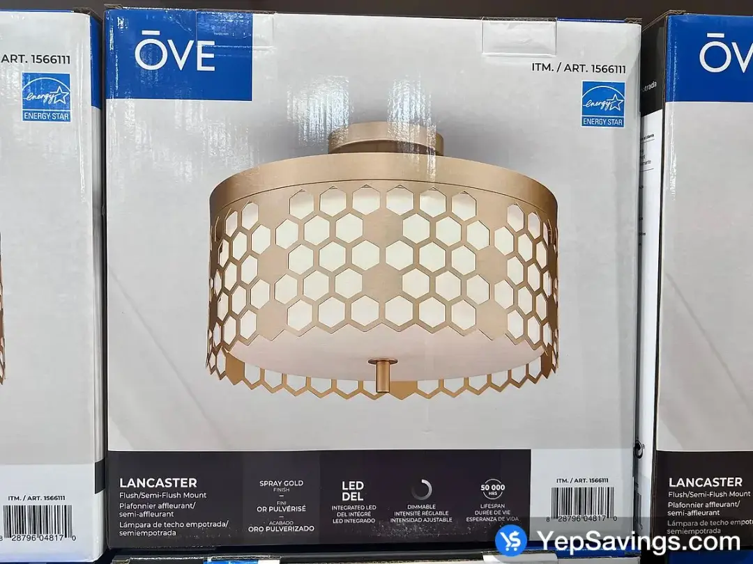 OVE DECORS LANCASTER FLUSH MOUNT - Costco Canada (ITM 1566111)