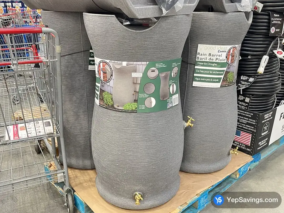 TANK HOLDING RAIN BARREL 190 L ( 50 GAL ) - Costco Canada (ITM 1782403)