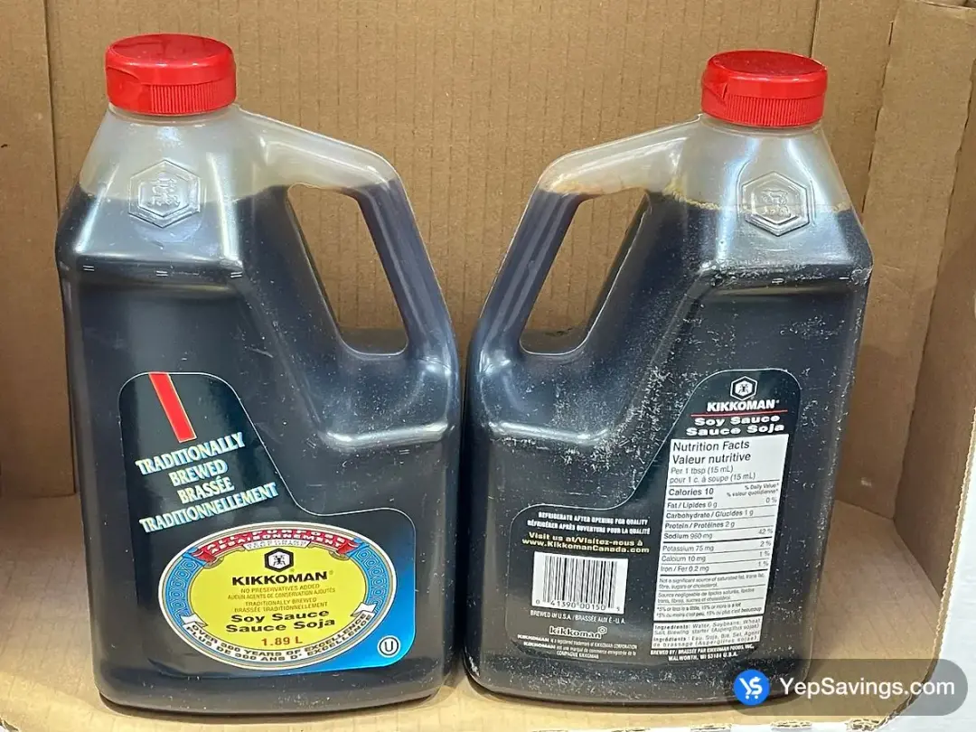 KIKKOMAN SOY SAUCE 1.89 L - Costco Canada (ITM 104)