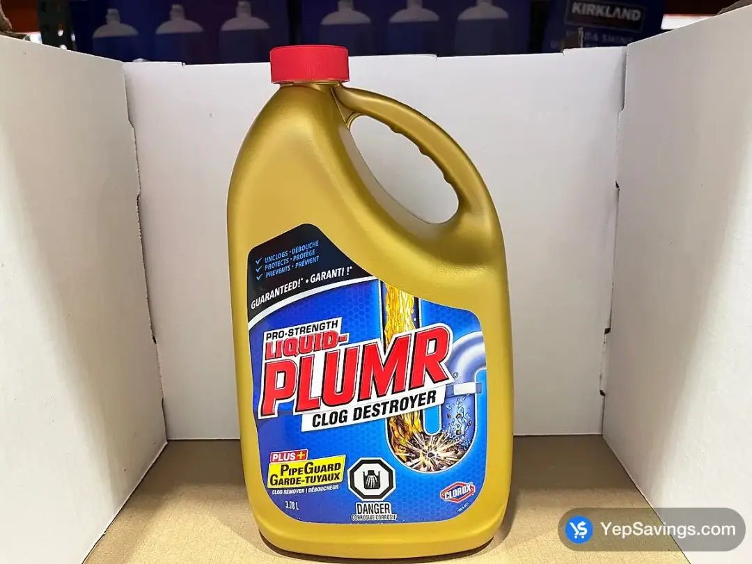 LIQUID PLUMR CLOG REMOVER 3.78 L - Costco Canada (ITM 1068786)