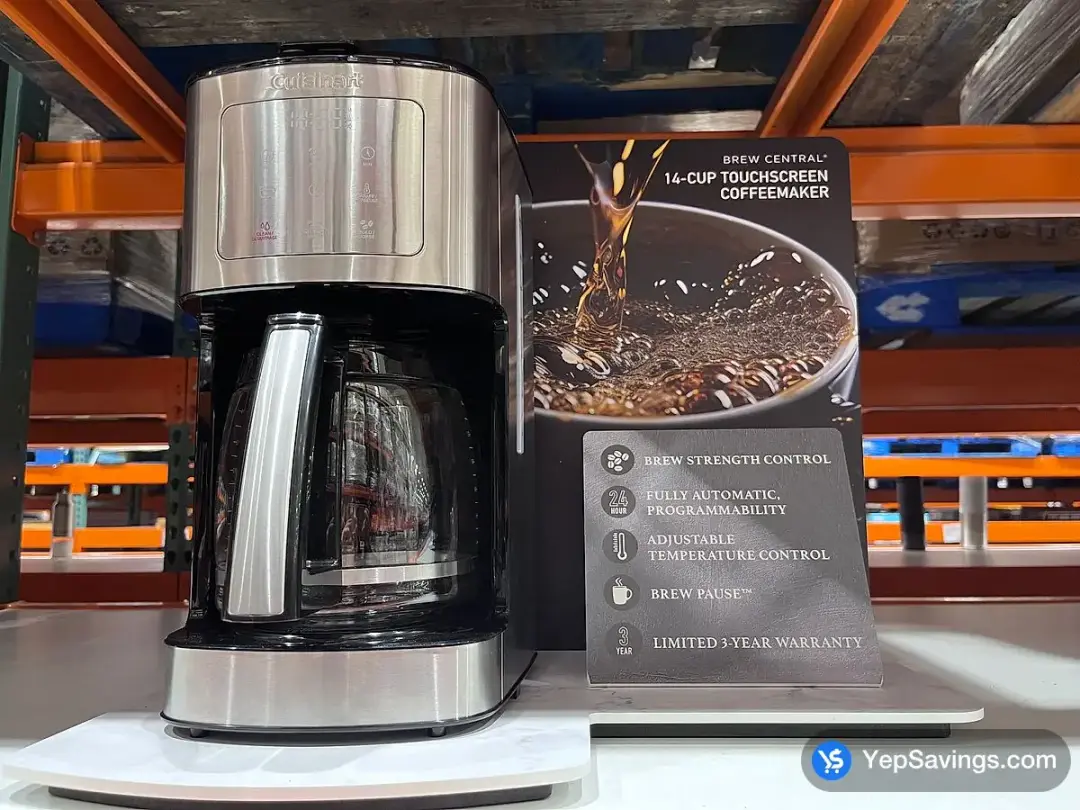 CUISINART TOUCH SCREEN 14 CUP DRIP COFFEE MAKER - Costco Canada (ITM 1891579)