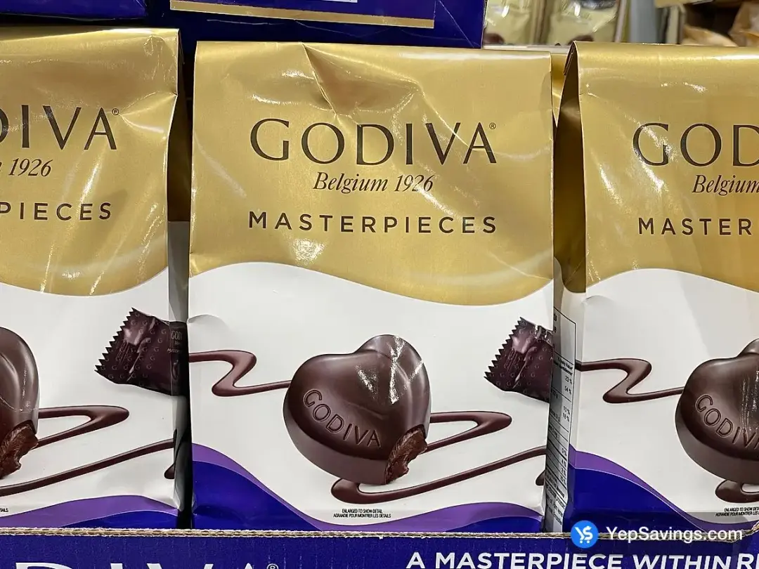 GODIVA DARK CHOCOLATE HEARTS 415 g - Costco Canada (ITM 1162910)