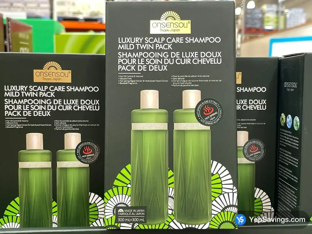 ONSENSOU SHAMPOO 2 x 300 mL - Costco Canada (ITM 1943430)