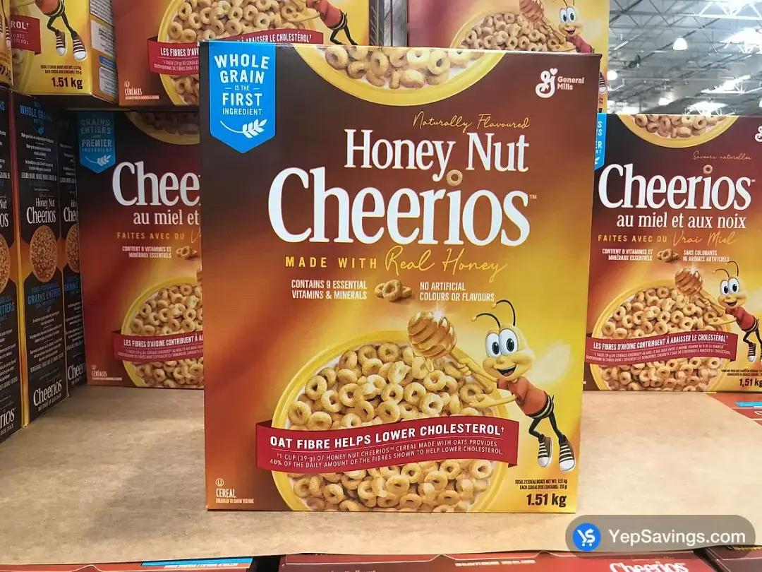 GENERAL MILLS HONEY NUT CHEERIOS 1.51 kg - Costco Canada (ITM 1134568)
