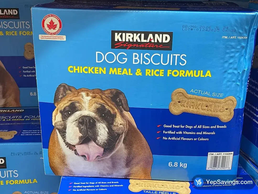 KIRKLAND SIGNATURE DOG BISCUITS 6.79 kg - Costco Canada (ITM 1104304)