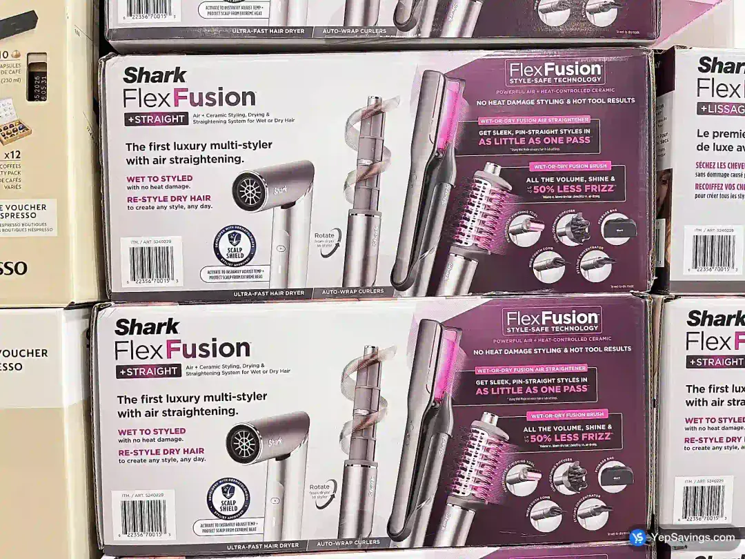 SHARK FLEXFUSION AIR CERAMIC HAIR SYSTEM - Costco Canada (ITM 5240229)