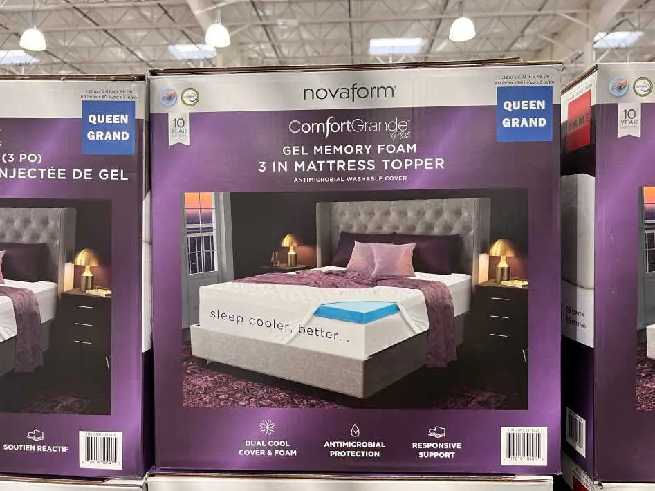 COMFORT GRANDE MATTRESS TOPPER QUEEN 60" X 80" - Costco Canada (ITM 3316226)