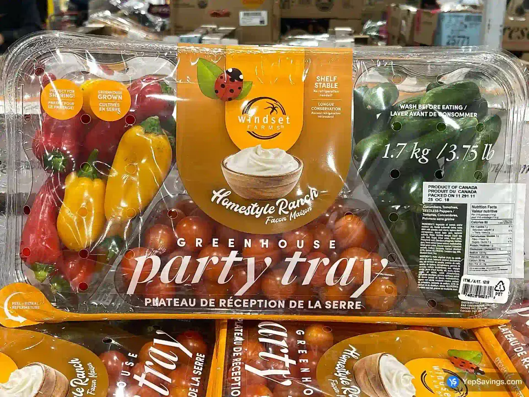 HOTHOUSE TRAY TOMATOES / PEPPERS / CUKES PRODUCT OF CANADA - Costco Canada (ITM 1219)