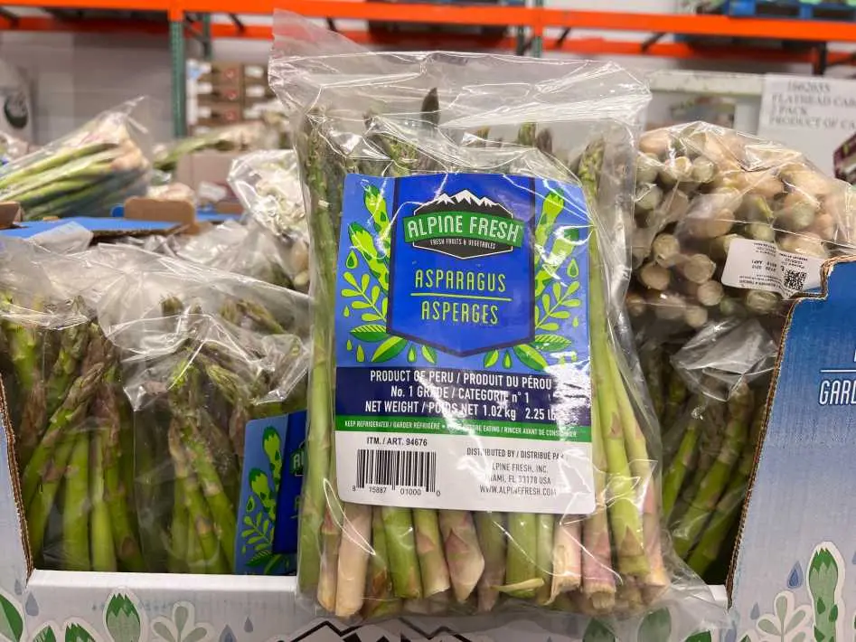 ASPARAGUS PRODUCT OF MEXICO OR PERU - Costco Canada (ITM 94676)