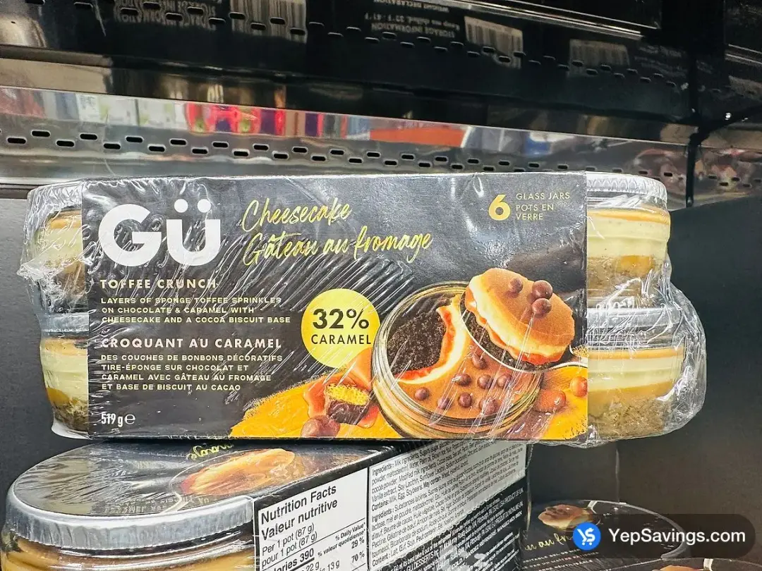 GU DESSERTS TOFFEE CRUNCH 6 x 86 g - Costco Canada (ITM 1784741)
