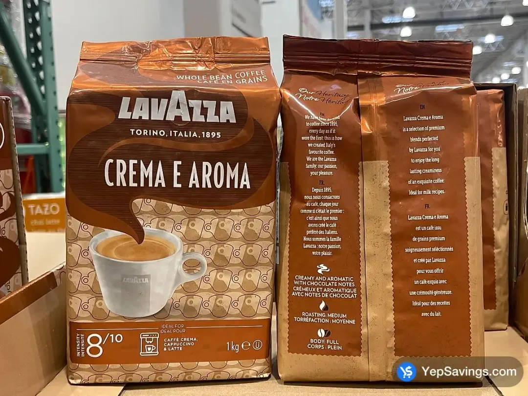 LAVAZZA CREAM & ARMORA COFFEE 1 kg - Costco Canada (ITM 599010)