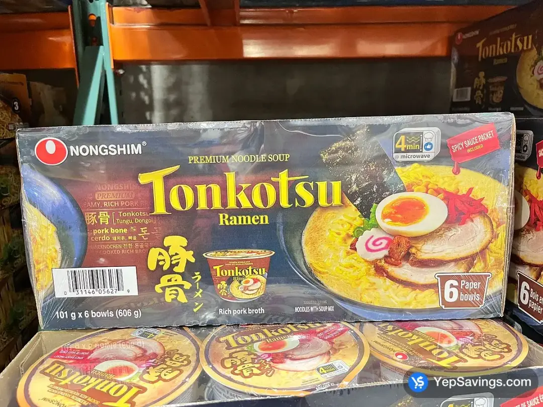 NONG SHIM TONKOTSU RAMEN 6x101g - Costco Canada (ITM 1407434)
