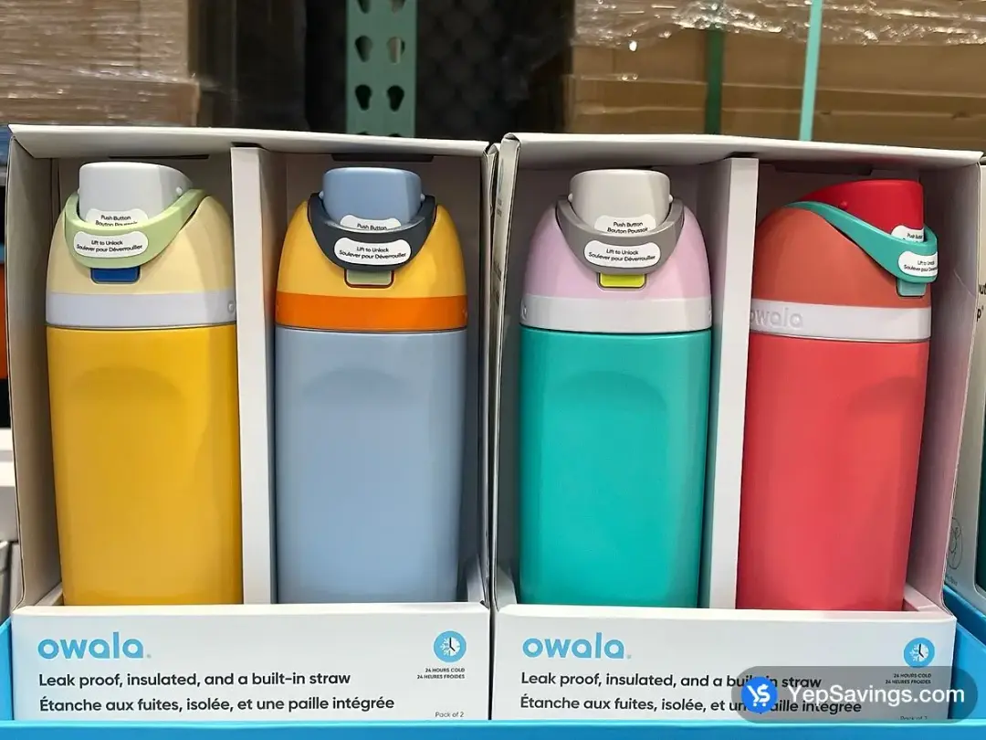 OWALA WATER BOTTLES PACK OF 2 , 160Z - Costco Canada (ITM 1856617)
