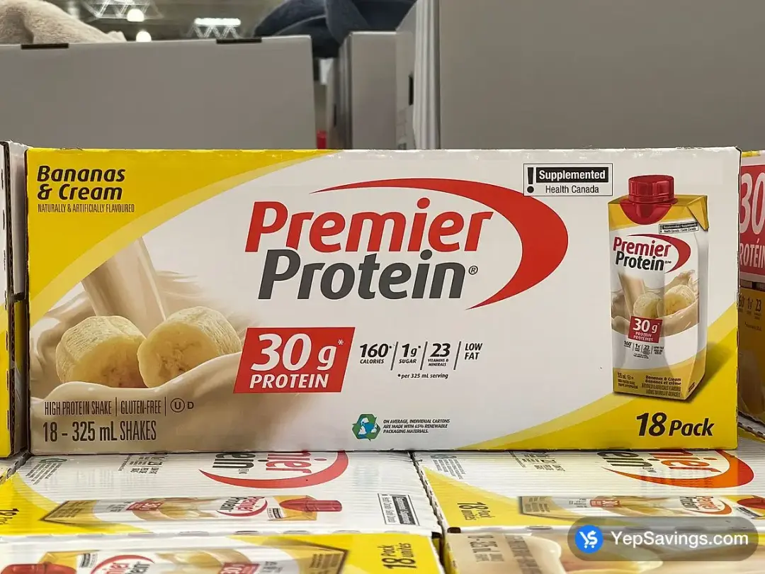 PREMIER NUTRITION STRAWBERRY PROTEIN SHAKE 18 x 325 mL - Costco Canada (ITM 1008090)
