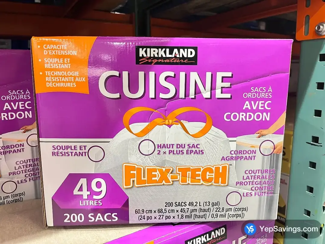 KIRKLAND SIGNATURE KITCHEN BAGS PACK OF 200 - Costco Canada (ITM 1089787)