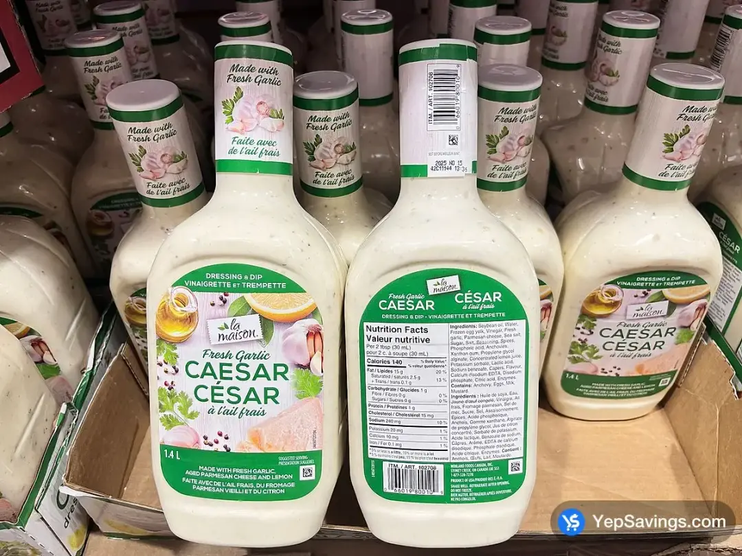 LA MAISON CAESAR SALAD DRESSING 1.4L - Costco Canada (ITM 102708)