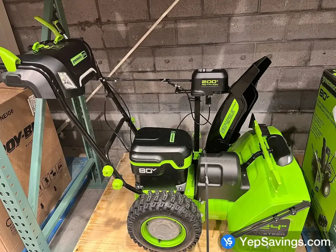GREENWORKS 80V 24 " SNOW THROWER 2611602CO - Costco Canada (ITM 1034112)
