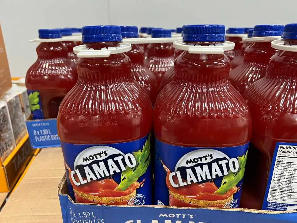 MOTT'S CLAMATO JUICE 4 X 1.89L - Costco Canada (ITM 14094)