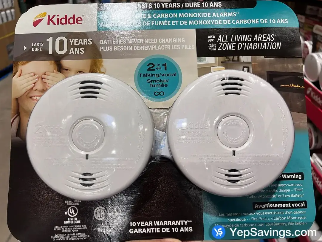 KIDDE SMOKE&CO ALARM COMBO PCK OF 2 - Costco Canada (ITM 6665823)