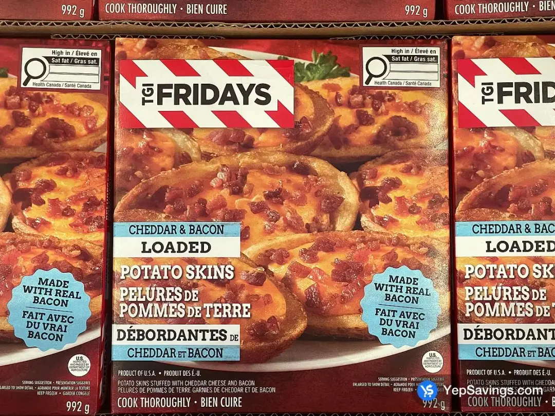 TGI FRIDAY'S POTATO SKINS 992 g - Costco Canada (ITM 268241)