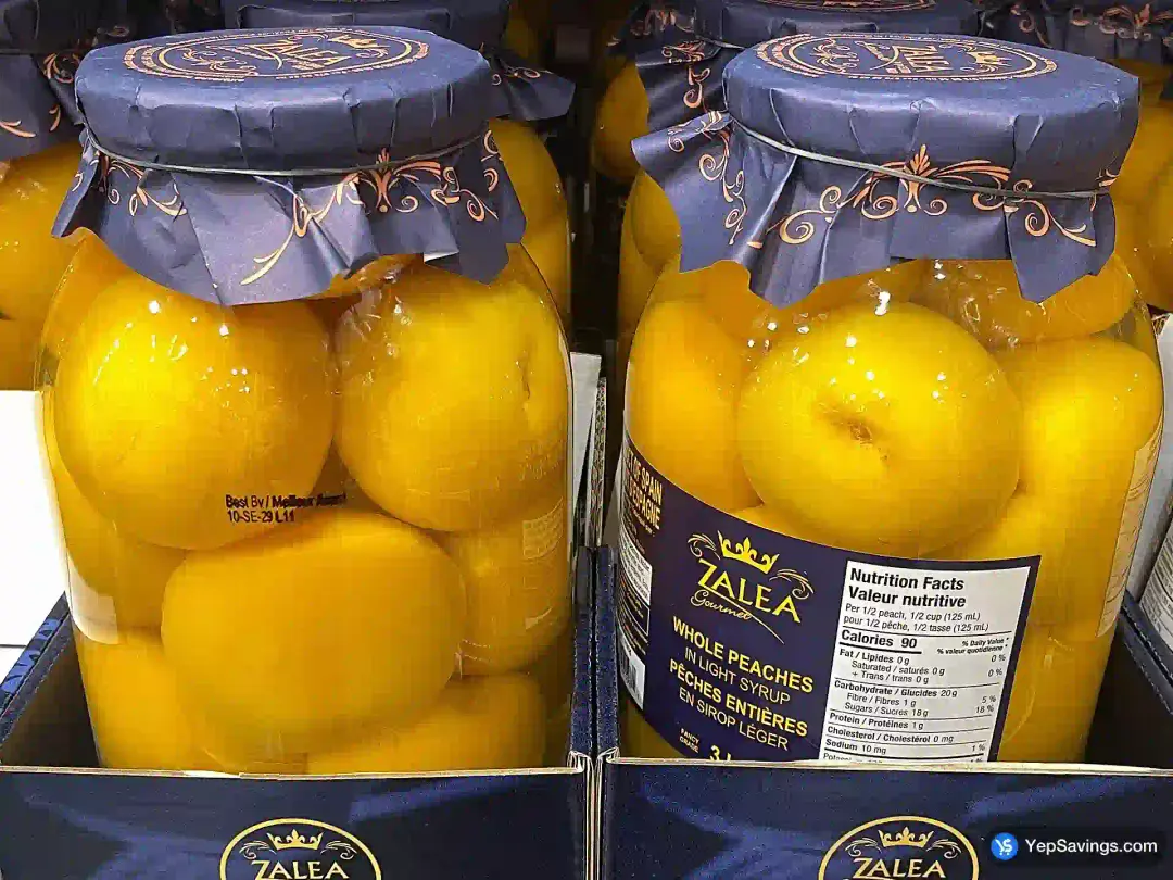 ZALEA WHOLE PEACHES 2.9L - Costco Canada (ITM 1174125)