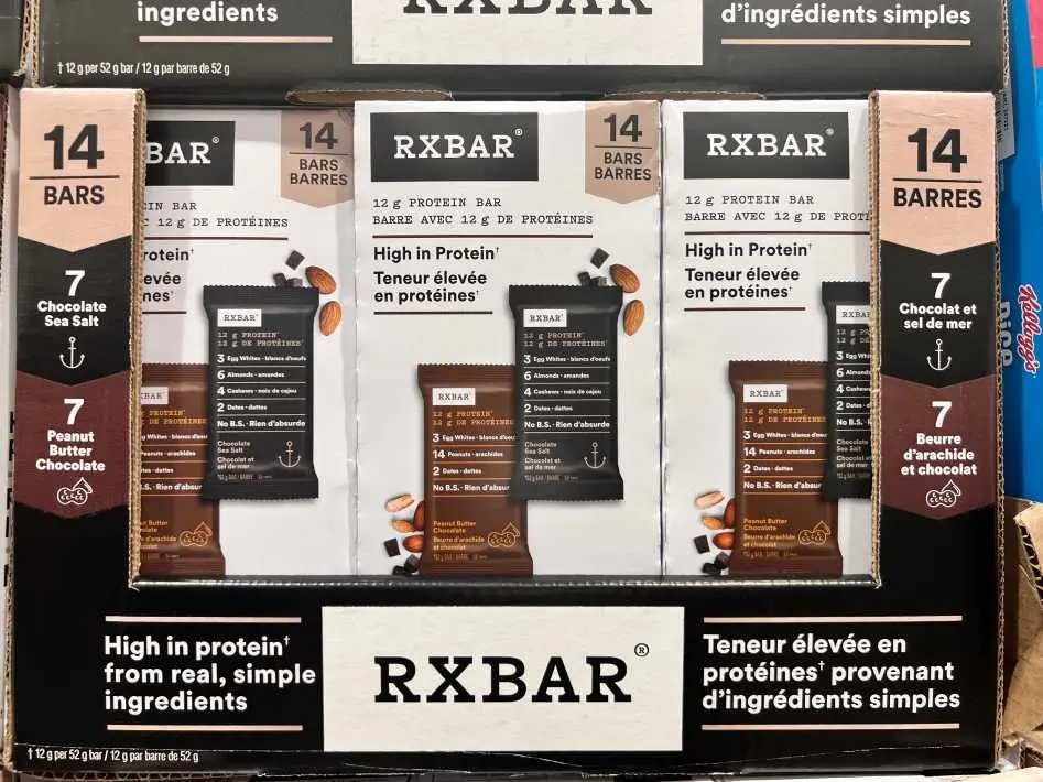 RXBAR SEA SALT CHOC & PEANUT 14 x 52 g - Costco Canada (ITM 3302575)