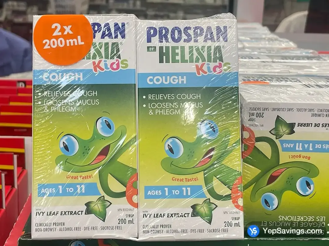 HELIXIA COUGH CHILDREN 2 x 200 ml - Costco Canada (ITM 1047812)