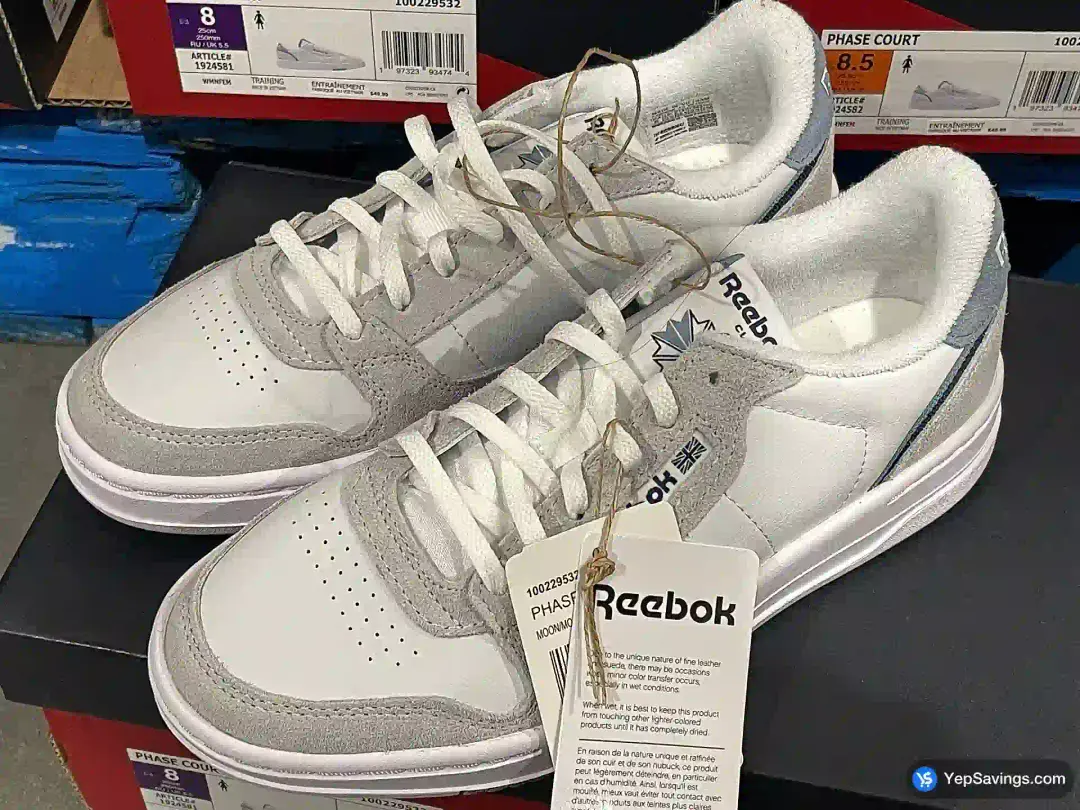 REEBOK COURT SHOE WOMENS SIZES 6-10.5 - Costco Canada (ITM 1924577)