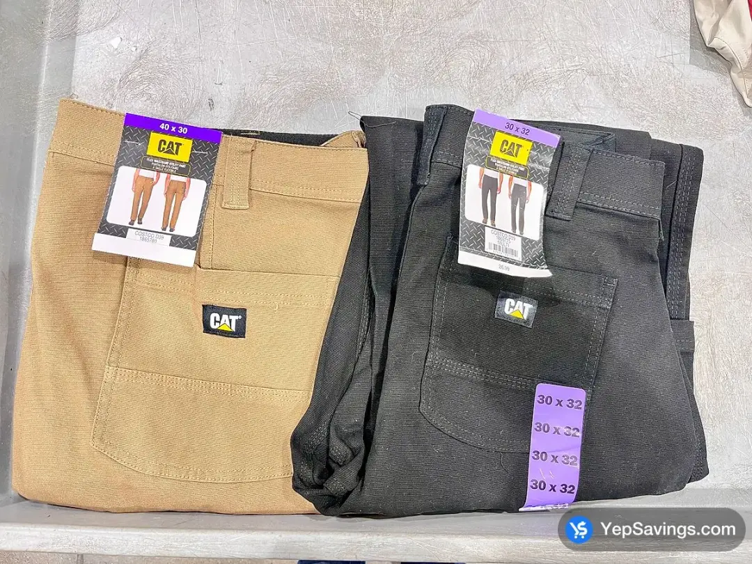 CATERPILLAR CANVAS PANT + MENS SIZES 30-40 - Costco Canada (ITM 1865775)