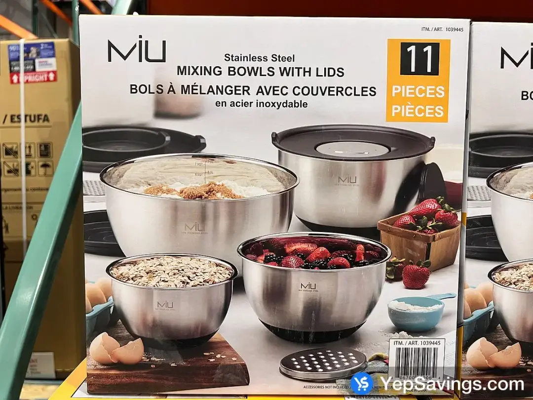 MIU MIXING BOWL WITH LIDS 11 PIECES - Costco Canada (ITM 1039445)