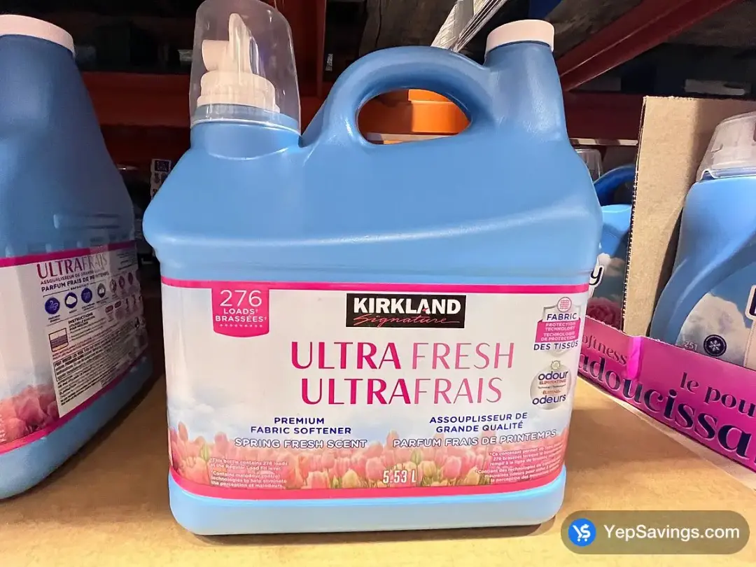 KIRKLAND SIGNATURE FABRIC SOFTENER 276 WASHLOADS - Costco Canada (ITM 1045021)