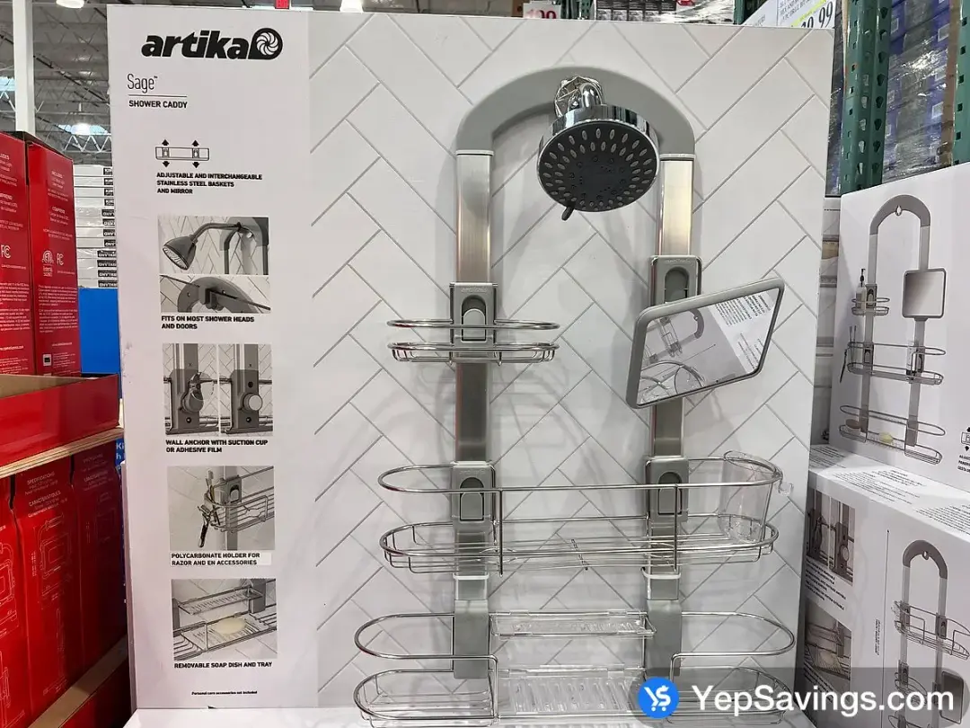 ARTIKA SHOWER CADDY SAGE - Costco Canada (ITM 1734965)