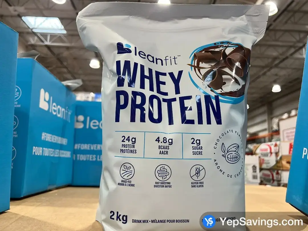 LEANFIT NATURALS WHEY PROTEIN CHOCOLATE 2 KG - Costco Canada (ITM 1694711)