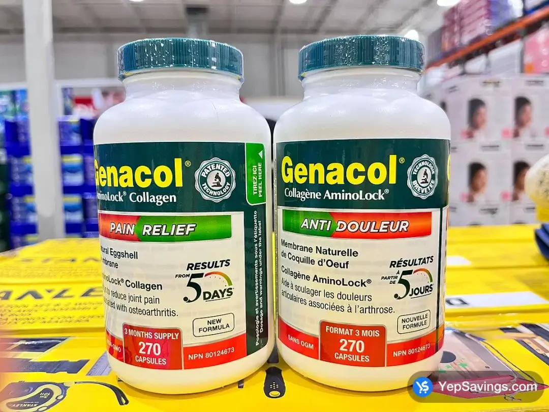 GENACOL PAIN RELIEF 270 CAPSULES - Costco Canada (ITM 1023228)