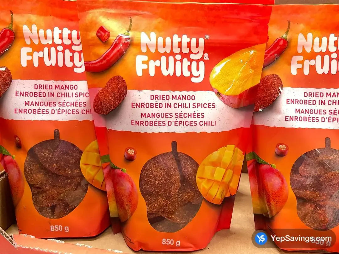 NUTTY & FRUITY DRIED CHILI MANGO 850 g - Costco Canada (ITM 1157944)