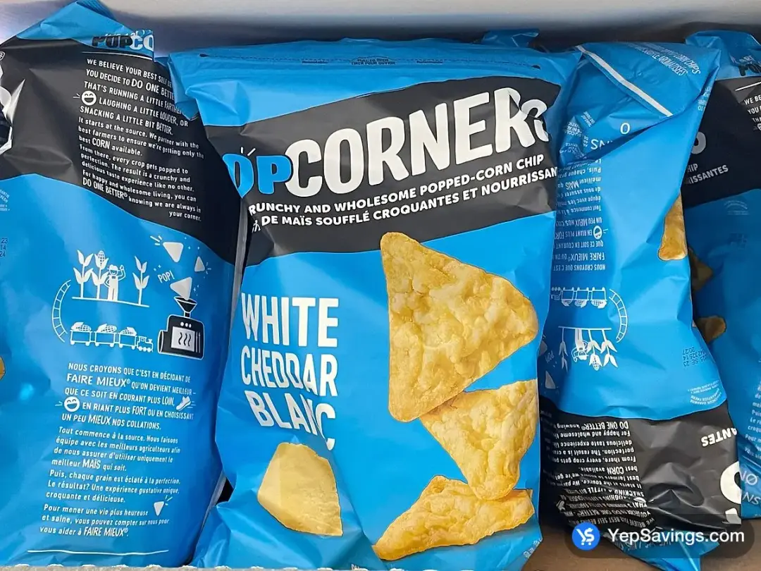 POPCORNERS WHITE CHEDDAR 567 g - Costco Canada (ITM 1073027)