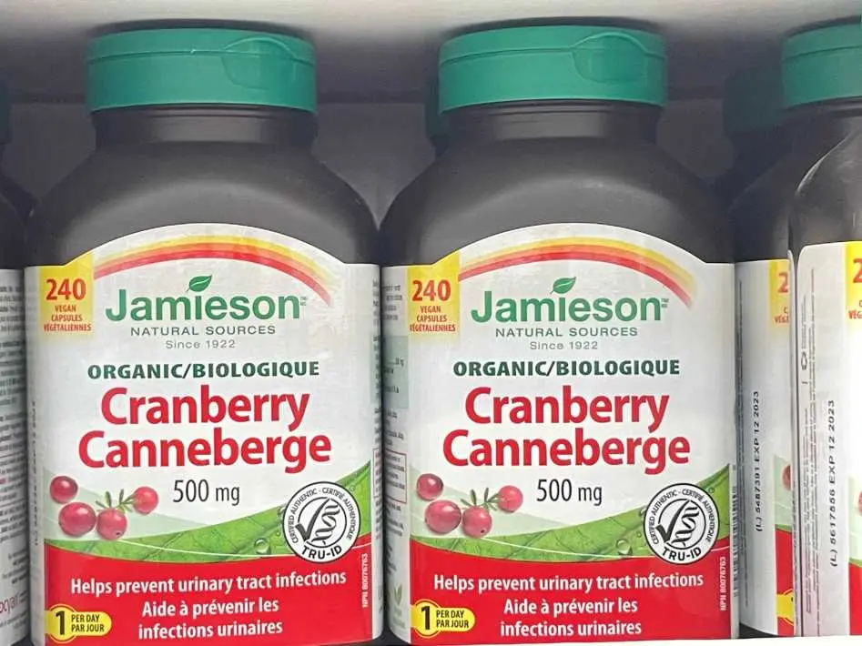 JAMIESON CRANBERRY 500GM 240 CAPSULES - Costco Canada (ITM 1348867)